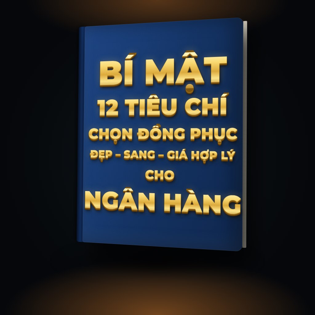 Bìa sổ tay 12 tiêu chí chọn đồng phục — Bản Ngân hàng