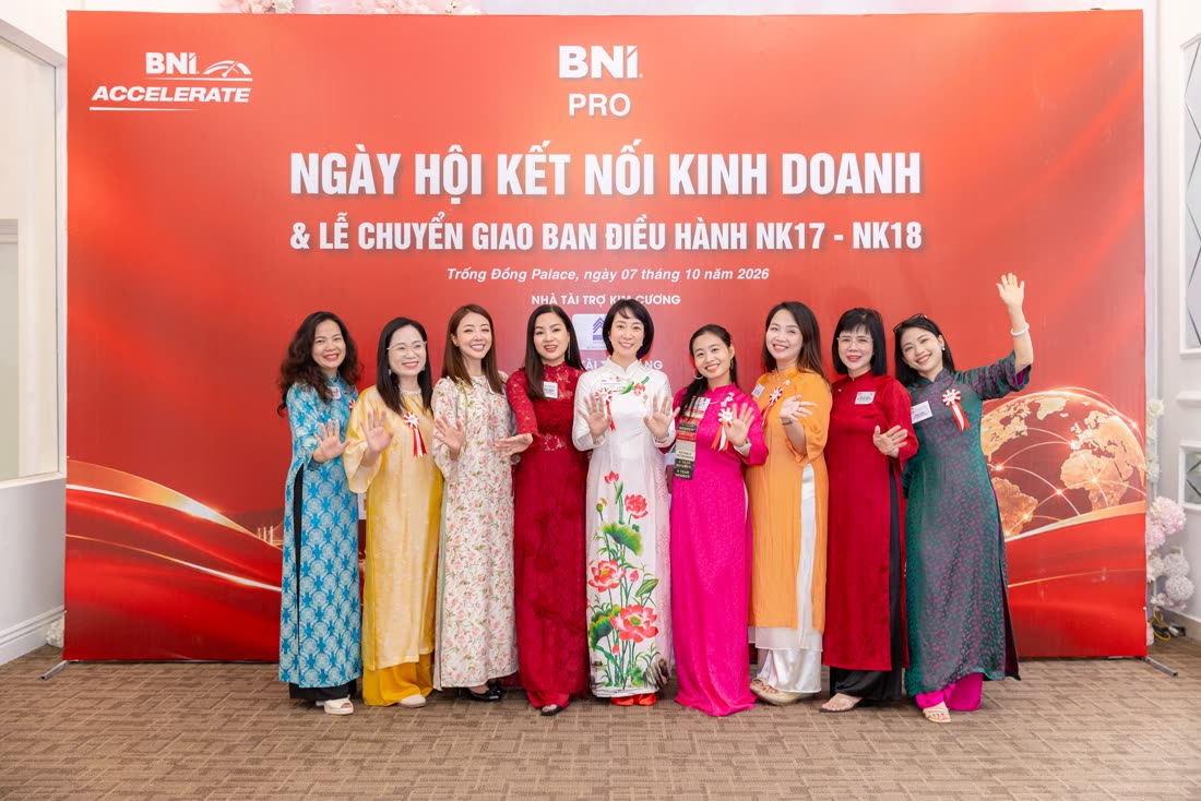 cộng đồng doanh nhân BNI PRO tại ngày hội kết nối kinh doanh, nơi các chủ doanh nghiệp học cách vận hành tổ chức bằng hệ thống