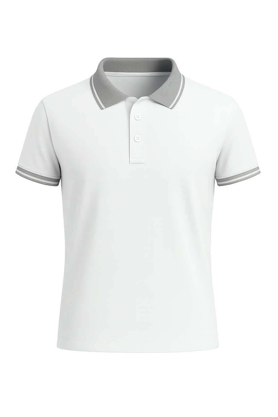 Polo nam phối viền — Viền màu ở cổ và tay — mẫu thiết kế đồng phục ngân hàng ANIMA